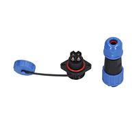 Connettore impermeabile a 2 pin IP68 Società di alimentazione per aviazione 250V 20A Filo cavo flangiato LP16