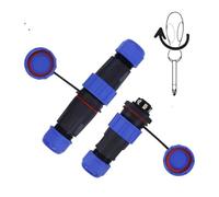 Connettore impermeabile da 24 mm LD24 Connettore for cavo a 2/3/4/5/6/7/8/9 pin M24 IP68 Collegamento a vite di testa fisso(Docking LD24-9)