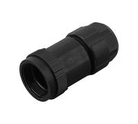 Connettore impermeabile E13 IP67 con accoppiatore filettato, conforme CAT6A/CAT5E, alloggiamento ignifugo PA66, pin placcati in oro fosforoso per switch di rete industriale, comunione esterna