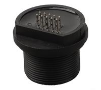 Connettore impermeabile filettato E13 IP67, accoppiatore di commutazione di rete per PCB, CAT5E/CAT6A, presa in rame fosforoso placcato oro, automazione industriale e illuminazione esterna