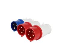 Connettore impermeabile spina e presa industriale 3PIN 4PIN 5PIN 16A / 32A IP44 presa elettrica impermeabile for montaggio a parete(16A Plug,20 Pcs,3 Pin)