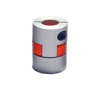 Connettore in alluminio con accoppiamento albero flessibile Foro interno da 14mm a 35mm'accoppiamento D65L90 dello scorrevole della vite ricircolo di sfere'accoppiamento del fiore prugna