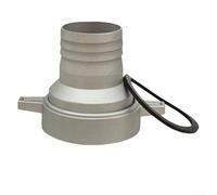 Connettore in alluminio per pompa dell'acqua con guarnizione in gomma per un montaggio sicuro del tubo e prestazioni del sistema di pompaggio di lunga durata (da 10,2 cm a 7,