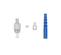 Connettore in fibra ottica Qoltec FC/PC | Monomodale | 2,0 mm | Kit di montaggio