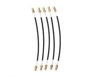 Connettore in nylon ottone violino da 5 pezzi da 12,5 cm da 4,9 pollici adatto a violini di dimensioni 3/4 e 4/4