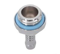 Connettore in ottone con filettatura G1/4 per sistemi di raffreddamento ad acqua per PC, con sgancio rapido a due tocchi, finitura cromata (6 mm)