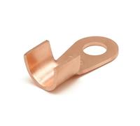 Connettore in rame OT Terminale filo OT Tipo 100A 150A 200A 250A 300A 400A 500A Capocorda in rame rosso a crimpare bocca aperta(5 Pes,OT-250A)