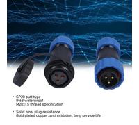 Connettore industriale con spina aeronautica maschio IP68 per montaggio a pannello per apparecchiature