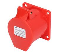 Connettore industriale Connettore di alimentazione nascosta IP44 220-/240-415 V Red CEE HR-314 16A-6H per energia elettrica e workshop (HR-324)