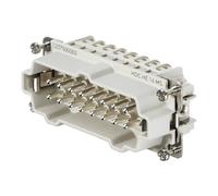 Connettore inserto Maschio Weidmuller HDC 16P+T 16A 500V 1207500000