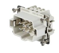 Connettore inserto Maschio Weidmuller HDC 6P+T 24A 500V 1200000000