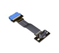Connettore Interno USB3.0 A Pannello Frontale USB 3.1 Tipo C Tipo e Femmina Adattatore Convertitore 20 Pin 19 Pin per Riser Scheda Madre PC