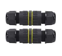 CONNETTORE IP68 IGNIFUGO GIUNTO PER CAVO ESTERNO M16 2PIN ADATTO ALL'USO ELETTRONICO ESTERNI (7-10 mm)