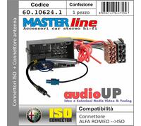 Masterline fit Citroen Jumper Connettore ISO + Adattatore Antenna Autoradio