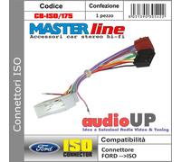 CONNETTORE ISO AUTORADIO ORIGINALE PER FORD FUSION DAL 2003 AL 2005 - MASTERLINE