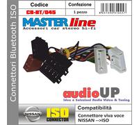 CONNETTORE ISO BLUETOOTH INTERFACCIA PER NISSAN NV 200 2010 IN POI. MASTERLINE