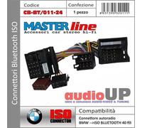 CONNETTORE ISO INTERFACCIA BLUETOOTH 40 FILI PER BMW SERIE 3. ADATTATORE AUDIO.