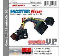 CONNETTORE ISO INTERFACCIA BLUETOOTH 40 PIN PER OPEL ASTRA DAL 2009 AL 2014.