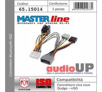 CONNETTORE ISO INTERFACCIA BLUETOOTH JEEP WRANGLER DAL 2002 AL 2007.
