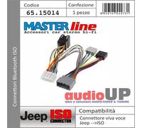 CONNETTORE ISO INTERFACCIA BLUETOOTH JEEP WRANGLER DAL 2002 AL 2007.