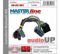 Masterline Connettore ISO Interfaccia Bluetooth per Jeep Compass dal 2011 in poi