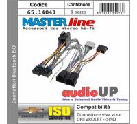 CONNETTORE ISO INTERFACCIA BLUETOOTH SU RADIO OEM CHEVROLET EQUINOX FINO A 2009