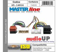 CONNETTORE ISO INTERFACCIA BLUETOOTH SU RADIO OEM CHEVROLET SPARK DA 2010 IN POI