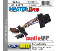 CONNETTORE ISO PER SISTEMA BLUETOOTH FORD TRANSIT CONNECT DAL 2012 IN POI.