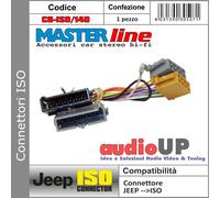CONNETTORE ISO RADIO ORIGINALE JEEP GRAN CHEROKEE 1996>1999 ADATTATORE AUTORADIO