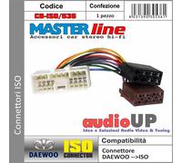 CONNETTORE ISO RADIO ORIGINALE PER CHEVROLET SPARK FINO AL 2012 - MASTERLINE