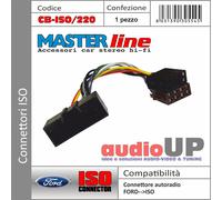 Connettore ISO radio originale per FORD Kuga dal 2013 in poi. MASTERLINE