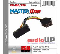 Connettore ISO radio originale per FORD Kuga dal 2013 in poi. MASTERLINE
