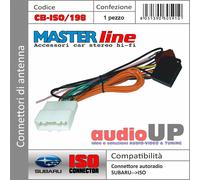 Masterline Connettore ISO radio originale Nissan Navara - Altoparl. + Alim. - Adattatore auto