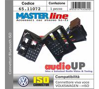 Masterline Connettore ISO per sistema interfaccia Bluetooth Beetle 2015 in poi