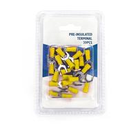 Connettore isolato SV2-6 giallo (confezione da 20). Ideale per connessioni elettriche sicure e affidabili, fornisce eccellente isolamento e conduttività per i tuoi progetti.