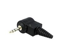 Connettore jack 6,3 mm stereo 3 guide angolari 90 jumbo CL2076S