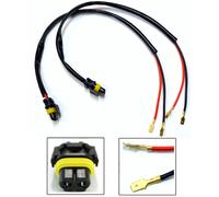 Connettore Lampada Plug H3 A 9006 Due Cablaggi Per Fari Fendinebbia