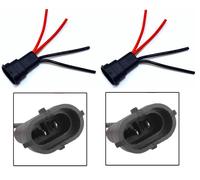 Connettore Lampada Spina Maschio H8 Due Cablaggi DRL Angolo Pigtail 2L