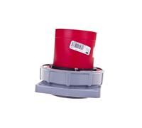 Connettore lavagna 125A 5P 400V rosso IP67 POWER TWIST 645-6