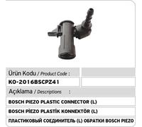 Connettore Leak Off Iniettore Piezo Bosch 1 Via (Duramax LML / LGH - 6.7L For...