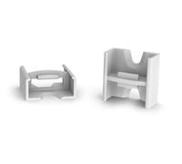 Connettore lineare per profili LED Slimline 7 mm - Abs - Grigio