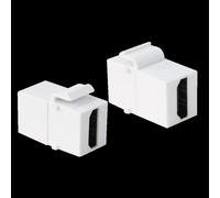 Connettore LogiLink Keystone HDMI naso bianco per l'inserimento nei pannelli per una facile connessione - 1 pezzo (NK0014) NEW