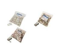 Connettore Logilink RJ45 per cavo rotondo, KAT.5E, spina modulare schermata 8p8c per cavi rotondi, contatti placcati in oro (MP NEW