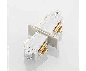 Connettore longitudinale Lindby Linaro, bianco, sistema monofase LINDBY