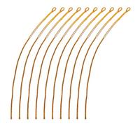 Connettore Loop Lenza di pesca a Mosca intrecciata in Nylon Leader Conico da pesca Arancione 20LB 10 pezzi per le attività al coperto all'aperto