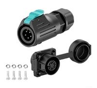 Connettore LP12 sensore di potenza impermeabile 26 pin, nucleo in rame placcato oro e cablaggio a saldare connessione sicura per illuminazione a LED e vari dispositivi elettronici (5P)