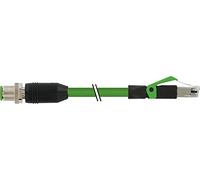 Connettore M12 0°/RJ45 schermato 0° Ethernet