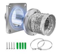 Connettore magnetico a, Dryer Duct Coupling, Exhaust Vent Attachment, Heavy Duty Dryer Vents Connector for Indoor Outdoor Home Garage RV Laundry Room Ventilation System Use