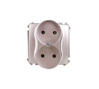 Connettore maschio doppio senza Simon Basic BMG2MZ.01/43