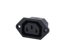 Connettore maschio femmina IEC320 10A 250V nero ricablabile C13 C14 spina connettore di alimentazione presa CA a 3 pin(A-3)